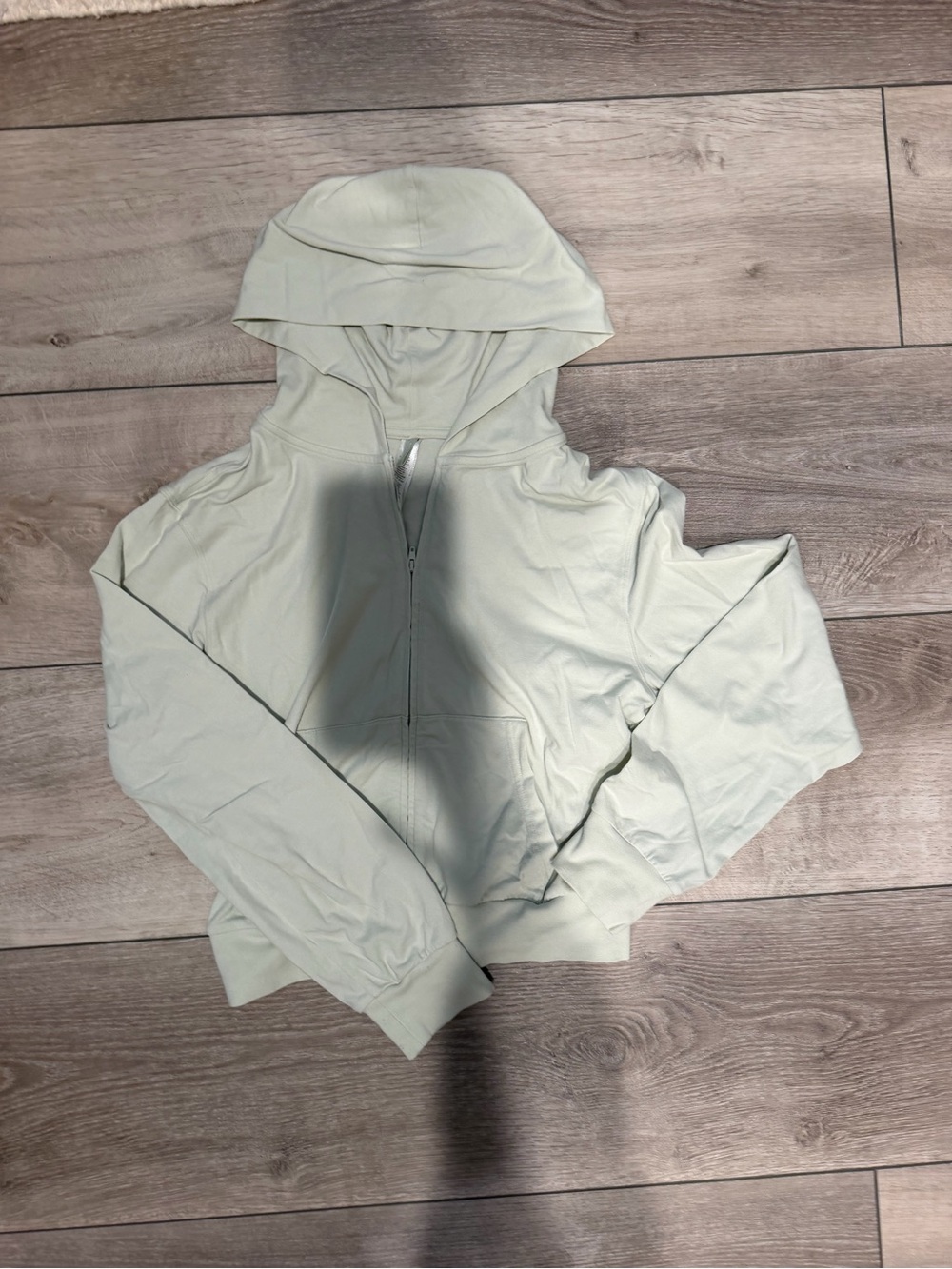 SKIMS Light Sage Zip Hoodie